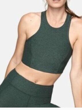 OUTDOOR VOICES Athena Sport bra. M Hunter Green